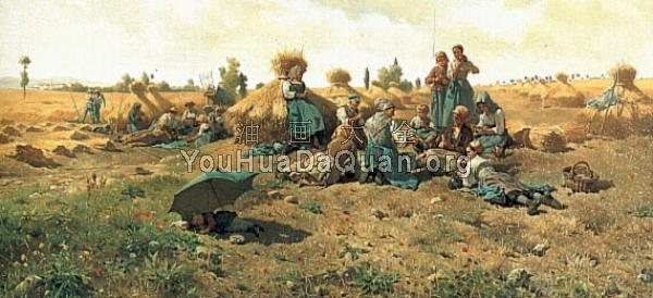 Peasants Lunching in a Field - 丹尼尔·李奇微爵士